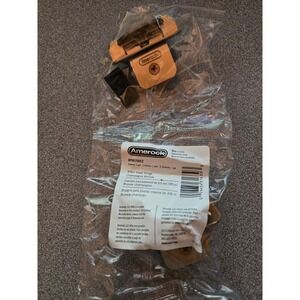 Champagne Bronze 3/8 Inset Cabinet Hinge Amerock (2-Pack)